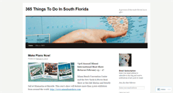 Desktop Screenshot of 365thingstodoinsouthflorida.wordpress.com