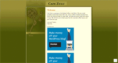 Desktop Screenshot of cafezulu.wordpress.com