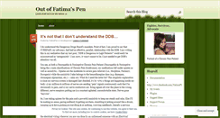 Desktop Screenshot of fatimapen.wordpress.com