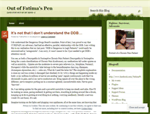 Tablet Screenshot of fatimapen.wordpress.com