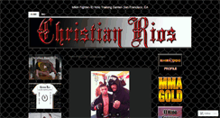 Desktop Screenshot of christianriosmma.wordpress.com