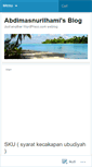 Mobile Screenshot of abdimasnurilhami.wordpress.com
