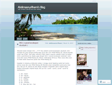 Tablet Screenshot of abdimasnurilhami.wordpress.com