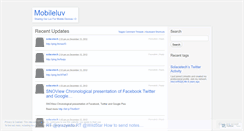 Desktop Screenshot of mobileluv.wordpress.com