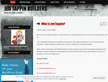 Tablet Screenshot of jedtappinbuilders.wordpress.com