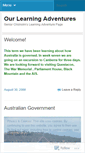 Mobile Screenshot of ourlearningadventures.wordpress.com
