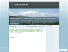 Tablet Screenshot of ourlearningadventures.wordpress.com