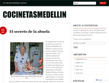 Tablet Screenshot of cocinetasmedellin.wordpress.com