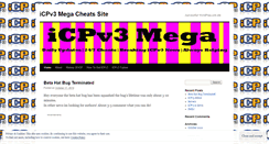 Desktop Screenshot of icpv3mega.wordpress.com