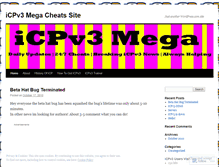 Tablet Screenshot of icpv3mega.wordpress.com