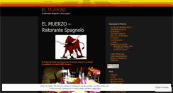 Desktop Screenshot of elmuerzo.wordpress.com