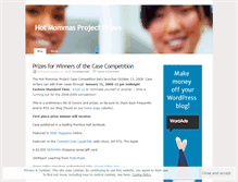 Tablet Screenshot of hotmommasprojectprizes.wordpress.com