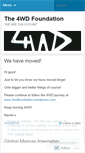 Mobile Screenshot of live4wd.wordpress.com