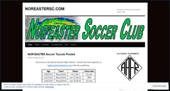 Desktop Screenshot of noreastersc.wordpress.com