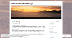 Desktop Screenshot of fishblackbearislandlodgedotcom.wordpress.com