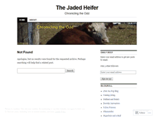 Tablet Screenshot of jadedheifer.wordpress.com