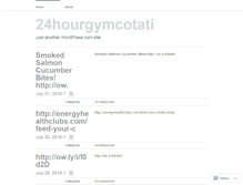 Tablet Screenshot of 24hourgymcotati.wordpress.com