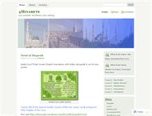 Tablet Screenshot of 4minarets.wordpress.com
