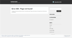 Desktop Screenshot of carmacreator.wordpress.com