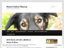 Tablet Screenshot of homefureverrescue.wordpress.com