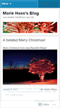 Mobile Screenshot of mariehass.wordpress.com