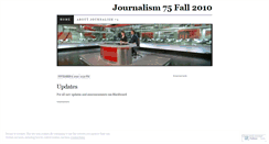 Desktop Screenshot of jrnl75.wordpress.com