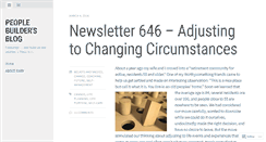 Desktop Screenshot of peoplebuilder.wordpress.com