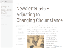 Tablet Screenshot of peoplebuilder.wordpress.com