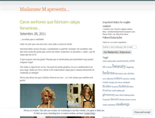 Tablet Screenshot of madammem.wordpress.com