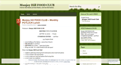 Desktop Screenshot of munjoyhillfoodclub.wordpress.com