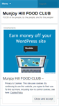 Mobile Screenshot of munjoyhillfoodclub.wordpress.com