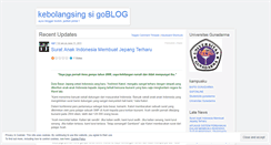 Desktop Screenshot of kebolangsing.wordpress.com