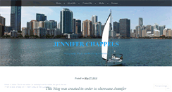 Desktop Screenshot of jenniferchappels.wordpress.com