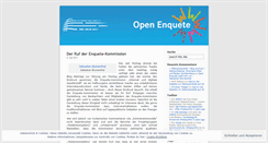 Desktop Screenshot of openenquete.wordpress.com