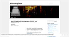 Desktop Screenshot of portlalnepantla.wordpress.com