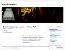 Tablet Screenshot of portlalnepantla.wordpress.com