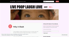 Desktop Screenshot of livepooplaughlove.wordpress.com