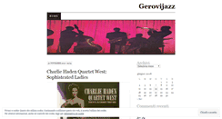 Desktop Screenshot of gerovijazz.wordpress.com