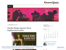 Tablet Screenshot of gerovijazz.wordpress.com