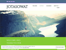 Tablet Screenshot of jotasowat.wordpress.com