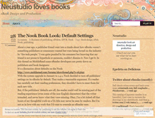 Tablet Screenshot of neustudiolovesbooks.wordpress.com
