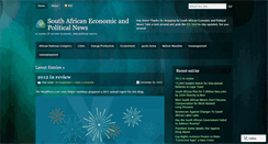 Desktop Screenshot of africaneconomics.wordpress.com