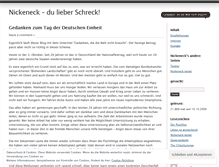 Tablet Screenshot of nickeneck.wordpress.com