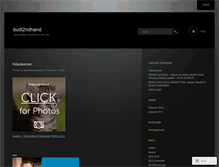 Tablet Screenshot of budi2ndhand.wordpress.com