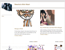 Tablet Screenshot of meeshamishmash.wordpress.com