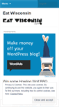 Mobile Screenshot of eatwisconsin.wordpress.com