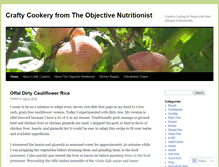 Tablet Screenshot of craftycookery.wordpress.com