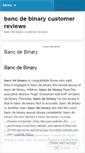 Mobile Screenshot of localsearch.bancdebinarycustomerreviews.wordpress.com