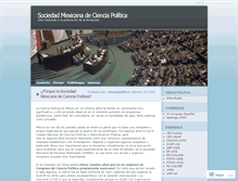 Tablet Screenshot of cienciapoliticamexico.wordpress.com