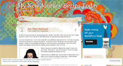 Desktop Screenshot of mynewjourneybeginstoday.wordpress.com